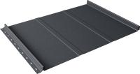 Кликфальц Лайн Grand Line 0,45 Drap двухсторонний с пленкой на замках RAL 7024 мокрый асфальт