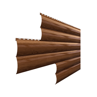 Металлический сайдинг МП Woodstok Накатка ECOSTEEL®