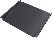 Кликфальц Double Pro Grand Line 0,5 GreenCoat Pural БТ матовый RR 23 темно-серый (RAL 7024 мокрый асфальт)