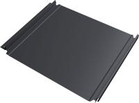 Кликфальц Double Pro Grand Line 0,45 Drap ТХ двухсторонний с пленкой на замках RAL 7024 мокрый асфальт