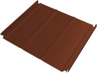 Кликфальц Double Pro Line Grand Line 0,45 Drap ТХ с пленкой на замках RAL 8004 терракота