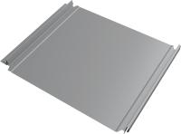 Кликфальц Double Pro Grand Line 0,45 Drap ТХ с пленкой на замках RAL 7004 сигнальный серый