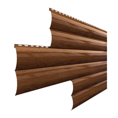 Металлический сайдинг МП Woodstok Гладкий Полиэстер