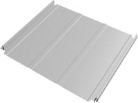 Кликфальц Double Pro Line Grand Line 0,45 Drap ТХ с пленкой на замках RAL 7047 телегрей 4