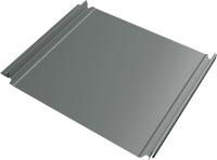 Кликфальц Double Pro Grand Line 0,45 ПЭ с пленкой на замках RAL 7005 мышино-серый