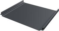Кликфальц Про Grand Line 0,45 Drap двухсторонний с пленкой на замках RAL 7024 мокрый асфальт