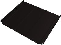 Кликфальц Double Pro Line Grand Line 0,45 Drap ТХ двухсторонний с пленкой на замках RAL 9005 черный