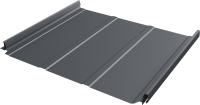 Кликфальц Про Лайн Grand Line 0,45 Drap двухсторонний с пленкой на замках RAL 7024 мокрый асфальт