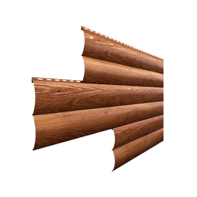 Металлический сайдинг МП Woodstok Трапеция ECOSTEEL®